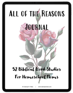all of the reasons journal