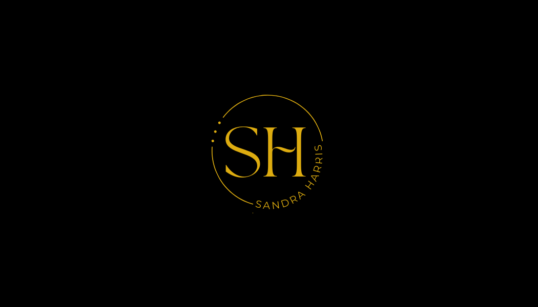 Gold and Black Minimalist  Business Card front