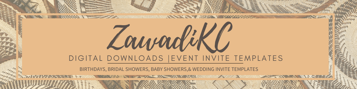 African event invite templates, African wedding invite templates, African birthday invite templates, African event invite templates