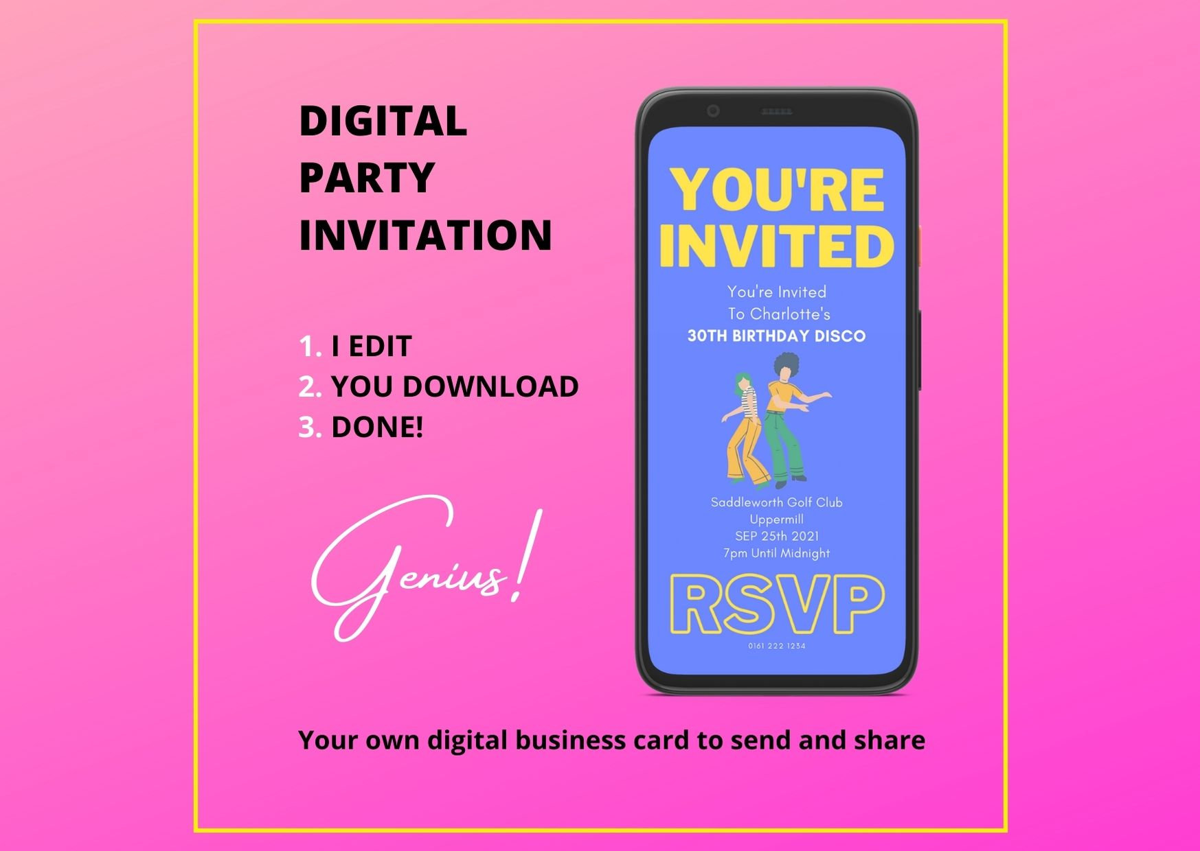 Personalised Party Invitation - Payhip
