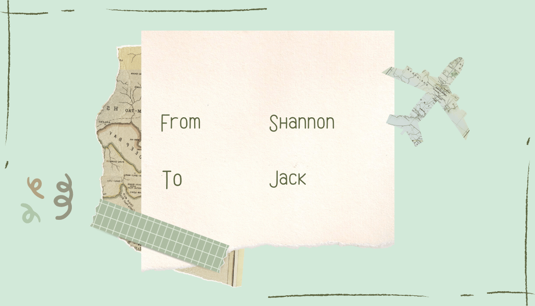 Torn Paper Photo Frame Gift/Favor Tag | Customizable Canva Template | Digital. Back design