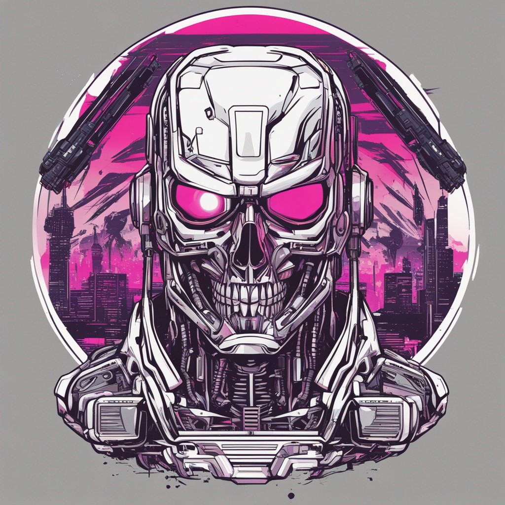 Captivating Design: Terminator T-Shirt Vector for Fashion Lovers