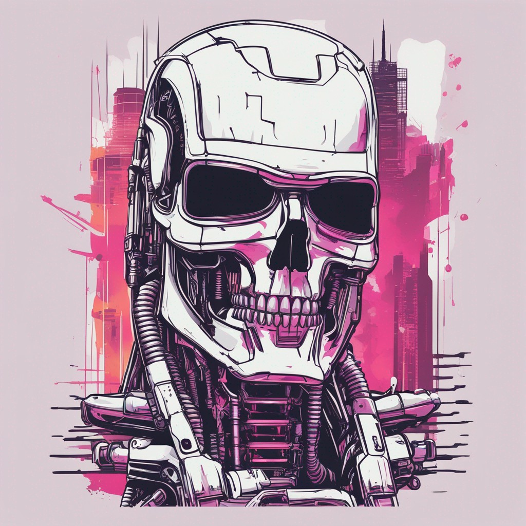 Empower Your Fashion: Terminator T-Shirt Vector Collection