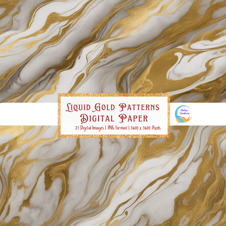 Unveil Opulence: 20 Royal Blue Liquid Gold Patterns for Home Decor