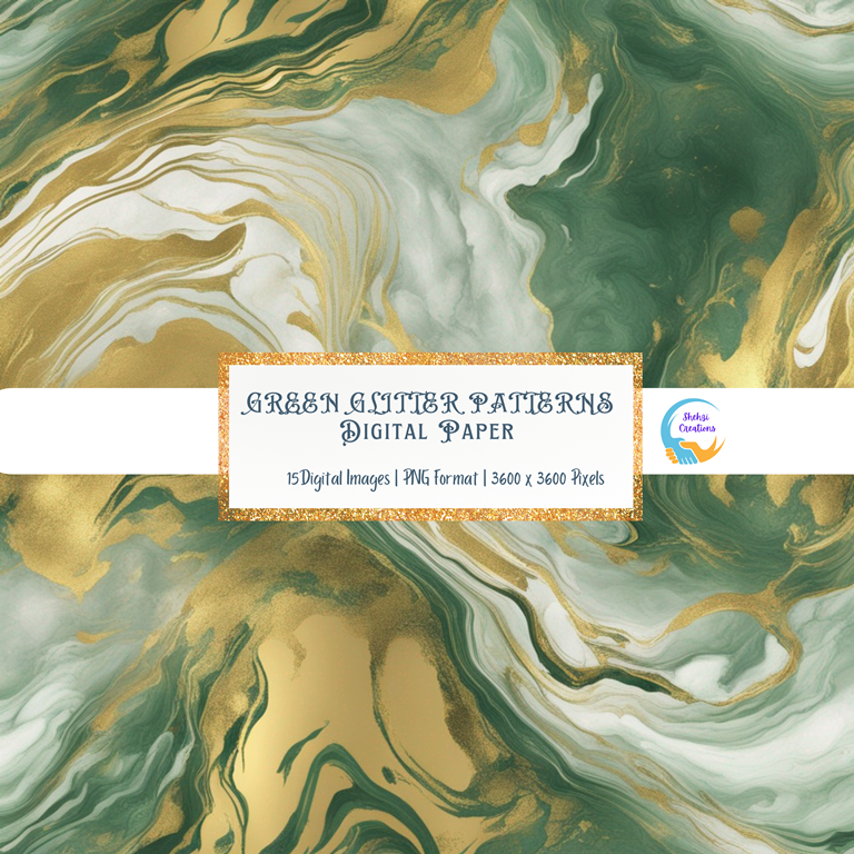 Unveil Elegance: 15 Green Liquid Gold Patterns for Home Decor