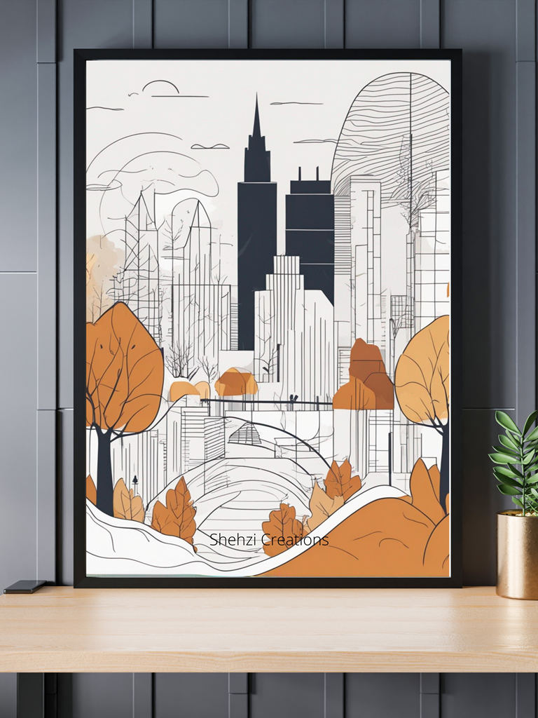 Instant Download: 20 Stunning Japandi Line Art Paintings for Wall Art