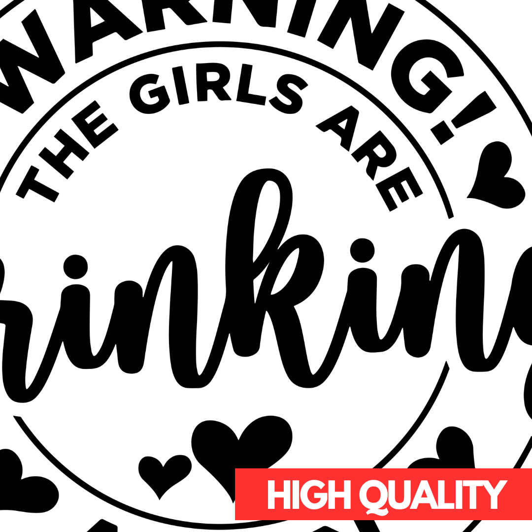 thumbnail image 2 of Warnng Grls Drnkng Agan Metal Sgn, Wall Decor, Bar Art, Funny 2 of 13