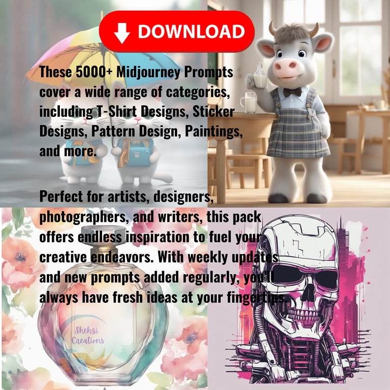 Unlocking AI Art Success: 5000+ Prompts by Midjourney