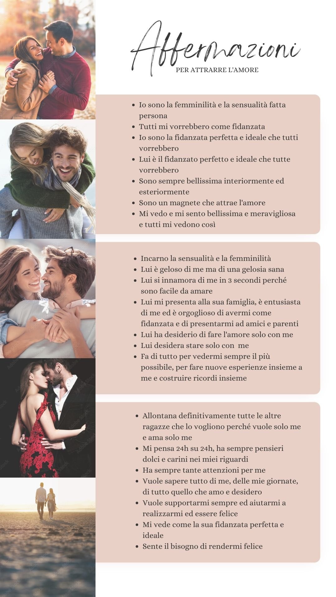 affermazioni per attrarre l'amore, crescita personale, legge di attrazione