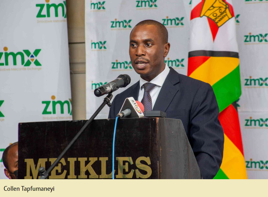 Zimbabwe Mercantile eXchange (ZMX) CEO Collen Tapfumaneyi