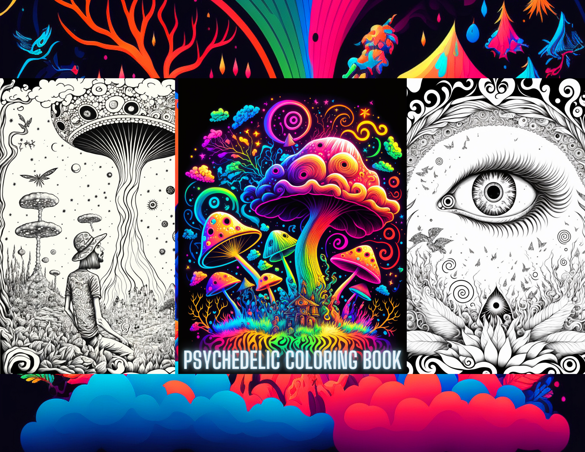 Psychedelic Coloring Book