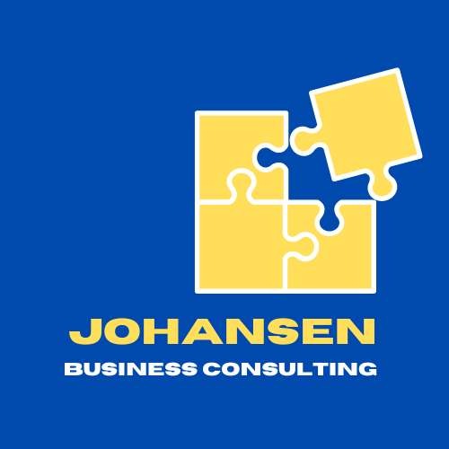 Customizable Bold Puzzle Design Logo Template for Canva - Small Business Branding, blue