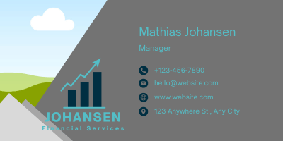 Customizable Minimalist bar chart graphic Email Signature Template for Canva - Small Business Branding, dark gray