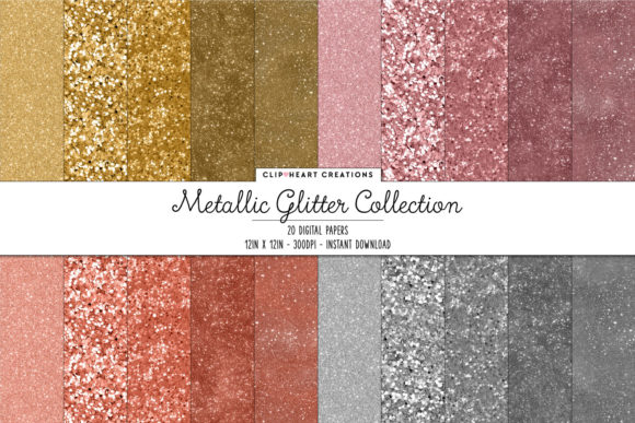 Digital Gratitude Journal – Silver Glitter