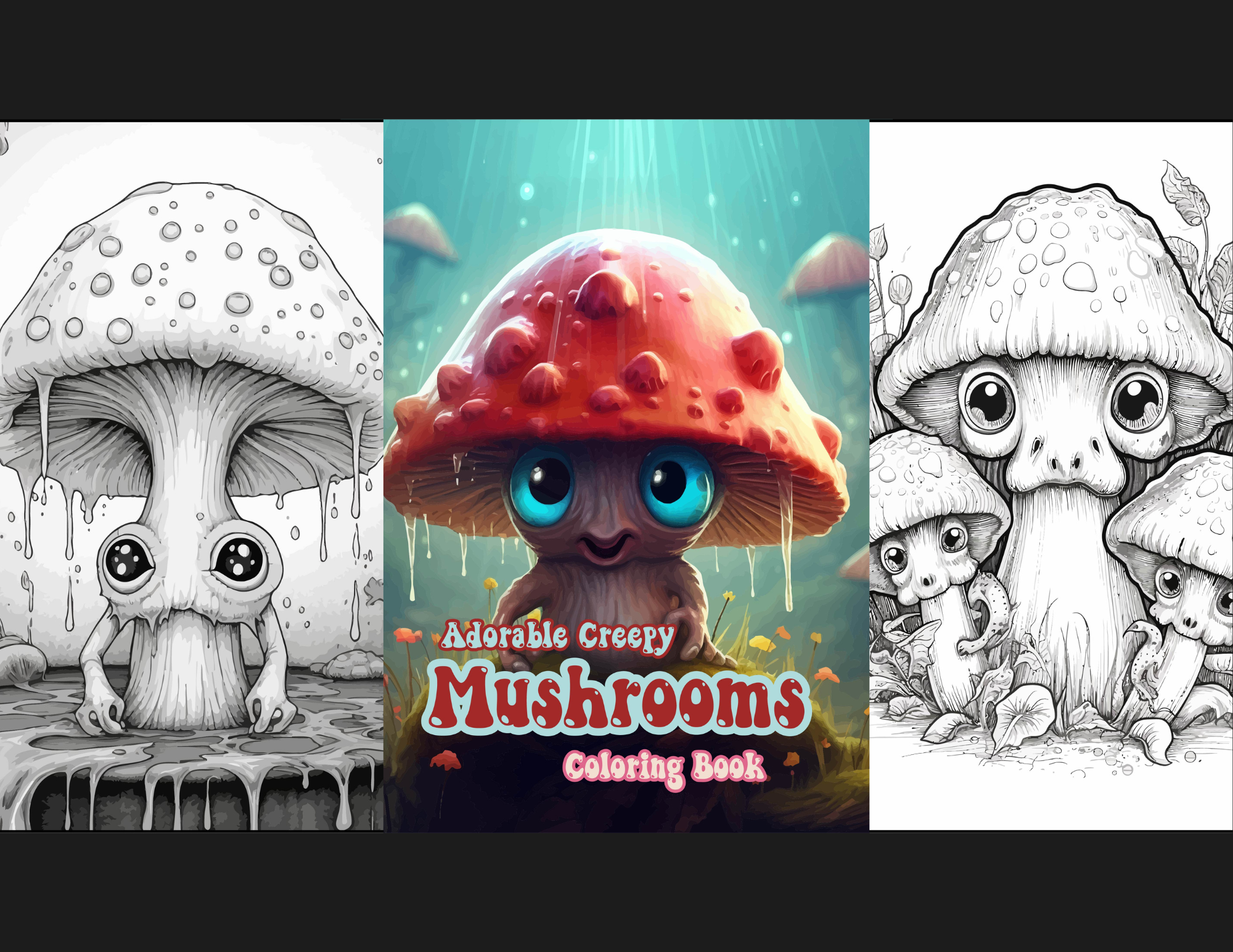 Magical Mushrooms Coloring book for Women: Mushroom houses(Magical  mushrooms coloring book for adults) (Paperback)