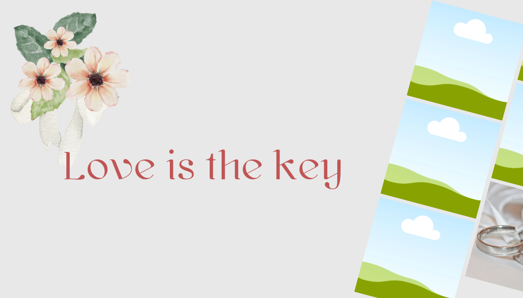 Elegant Pink Floral Photo Frame Gift/Favor Tag | Customizable Canva Template | Digital. Front design