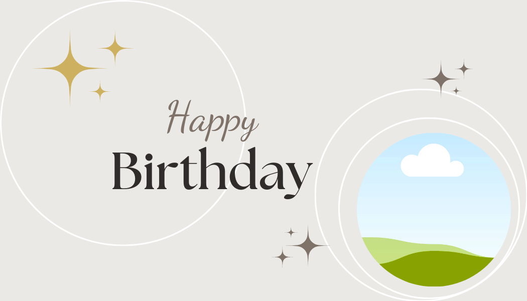 Light Grey Photo Frame Gift/Favor Tag | Customizable Canva Template | Digital. Front design