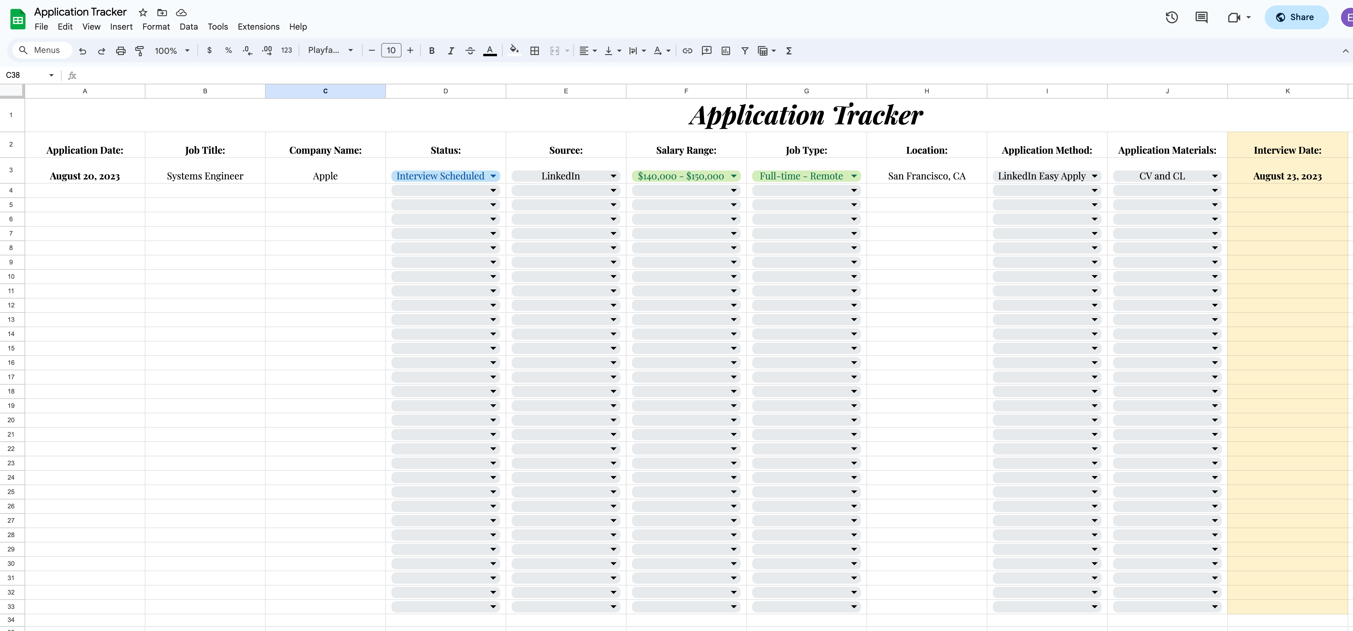 Streamline Your Job Search with My Application Tracker! - Payhip