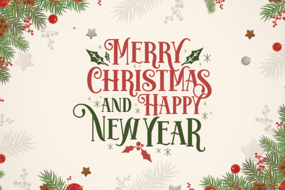 merry christmas font