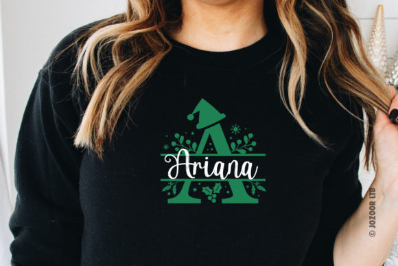 monogram christmas font