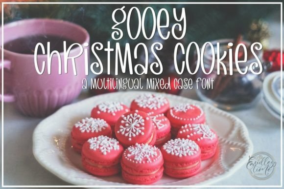 cookies christmas font