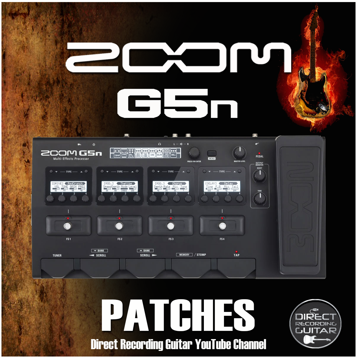 Zoom G5N Multieffect for electric guitar