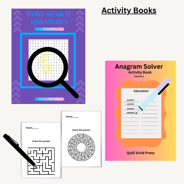 Digital Activity Book Quill Vivid Press - Digital Activity Books