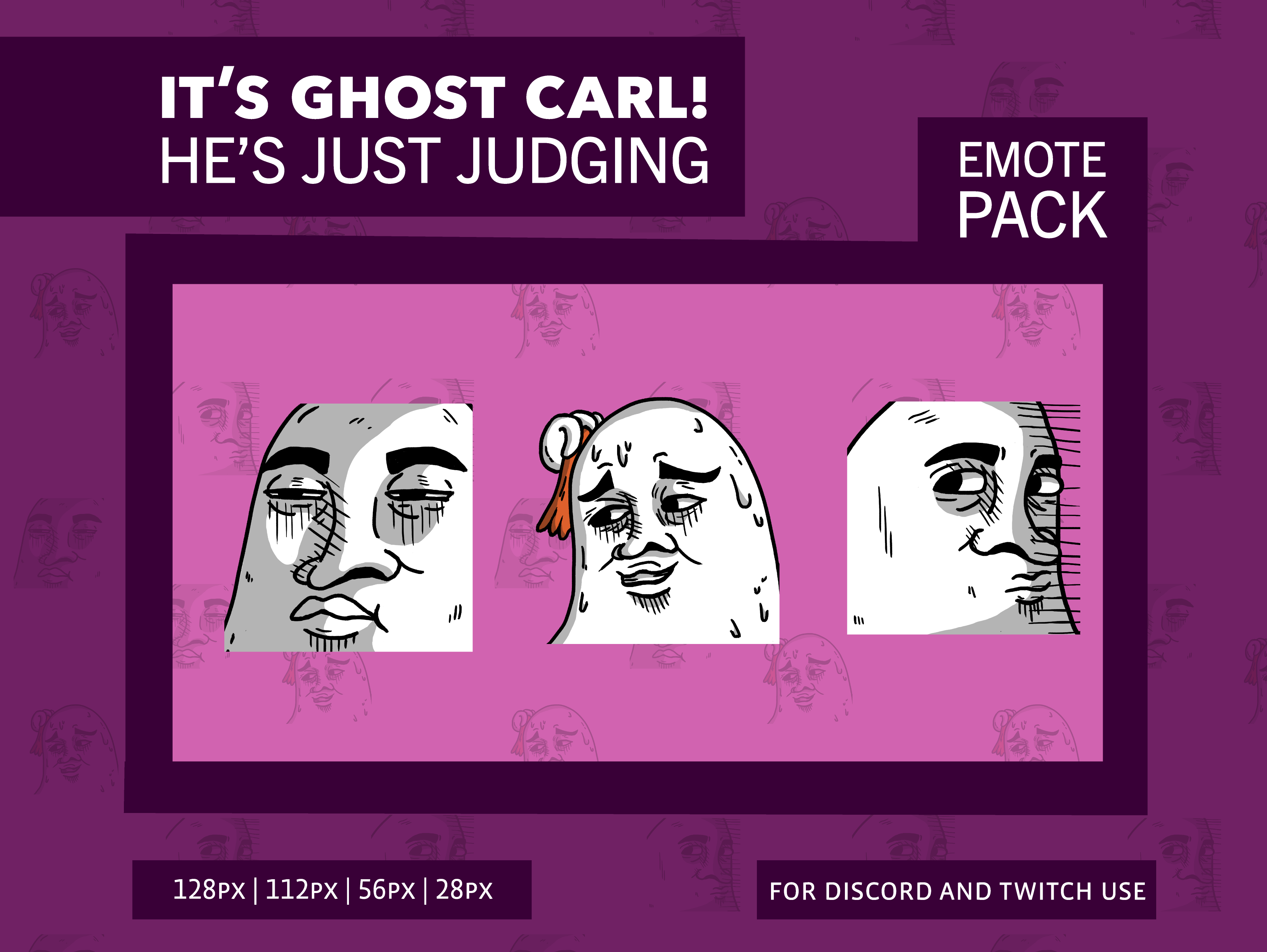 It's Ghost Carl! He's Just Judging - Payhip