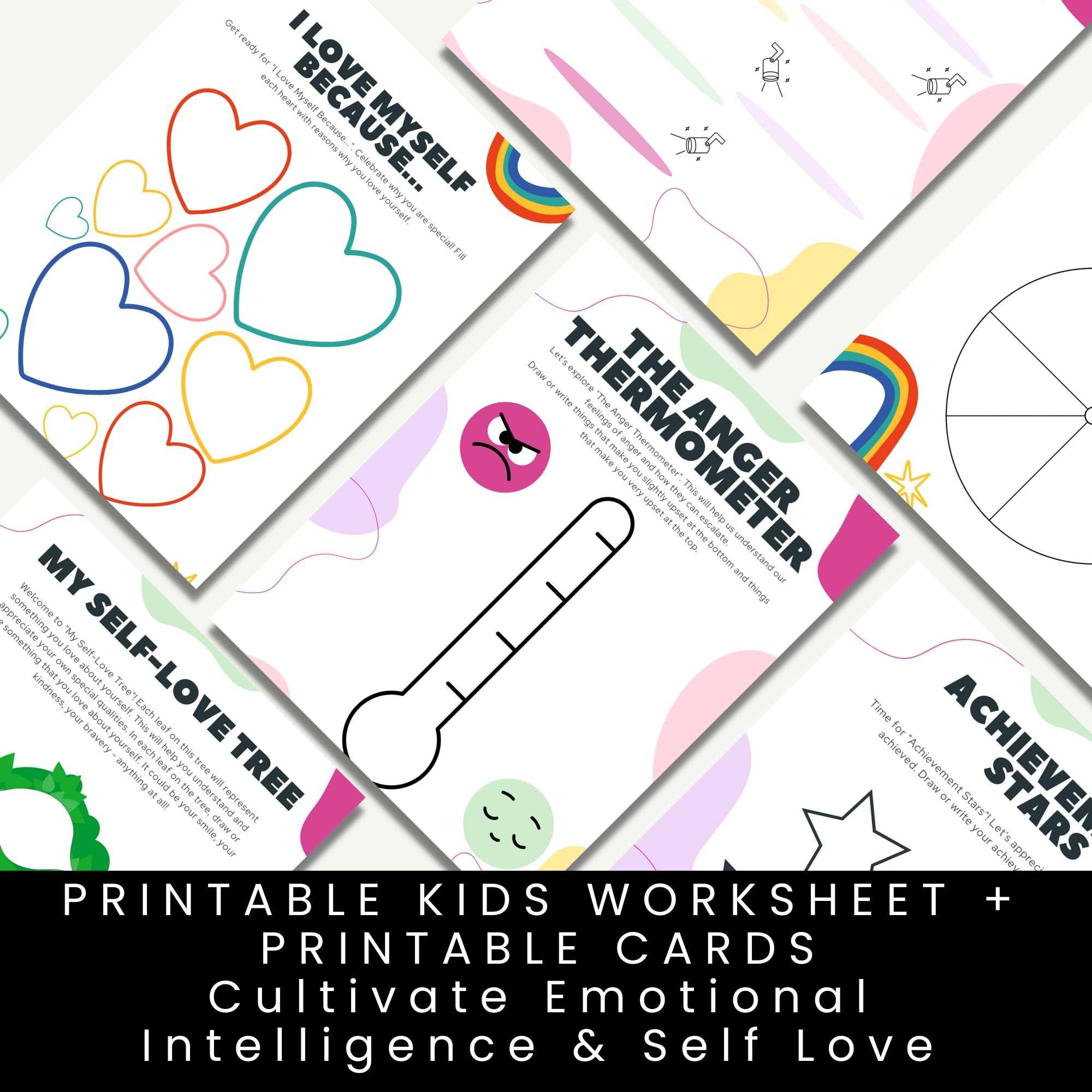 Printable Kids Emotional Intelligence and Self-Love Activities - Worksheets  and Cards - Payhip