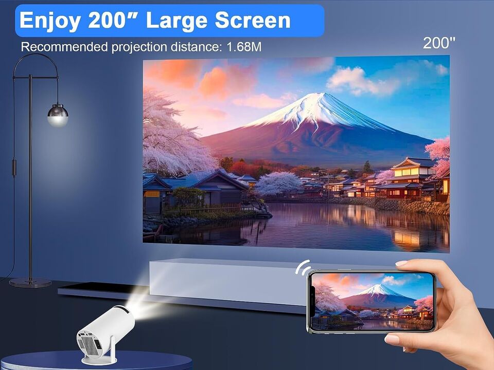 Cheap HY300 HD True 720P WIFI Portable Projectors 4K MINI