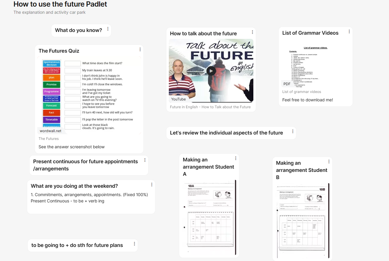 How to use the future Padlet - learn, watch & play quizzes - Payhip