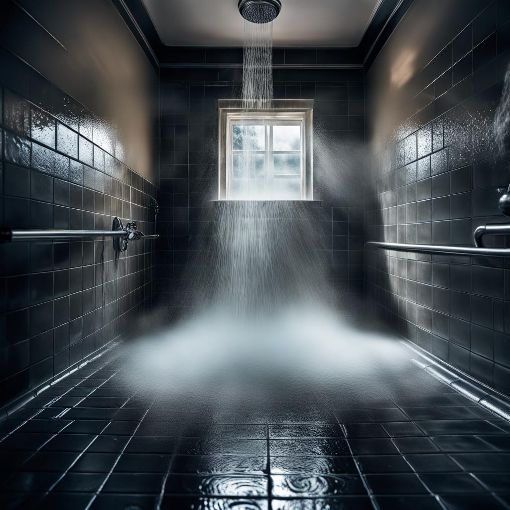 Steamy Shower scene
