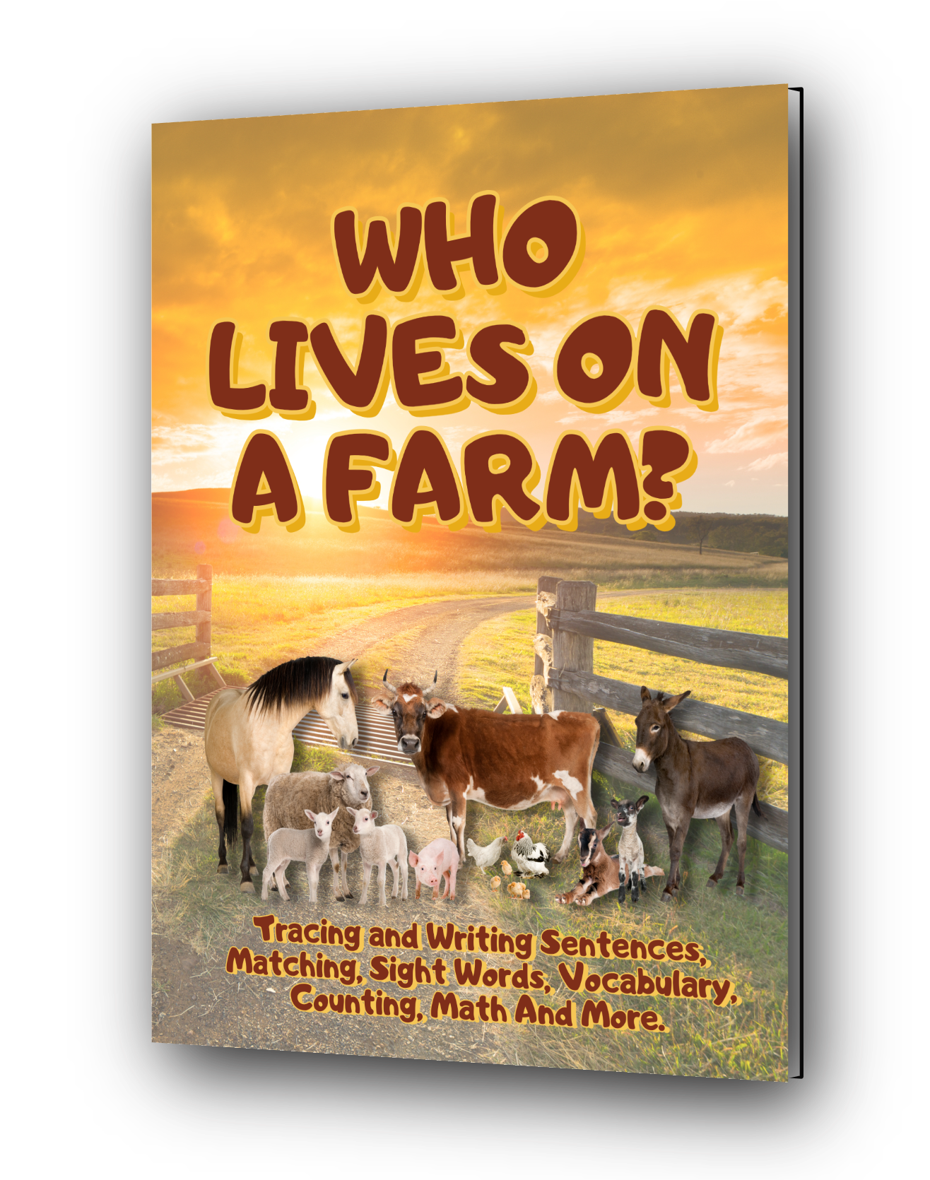 Who Lives On A Farm? Printable Activity Book For Kids Exploring Farm ...