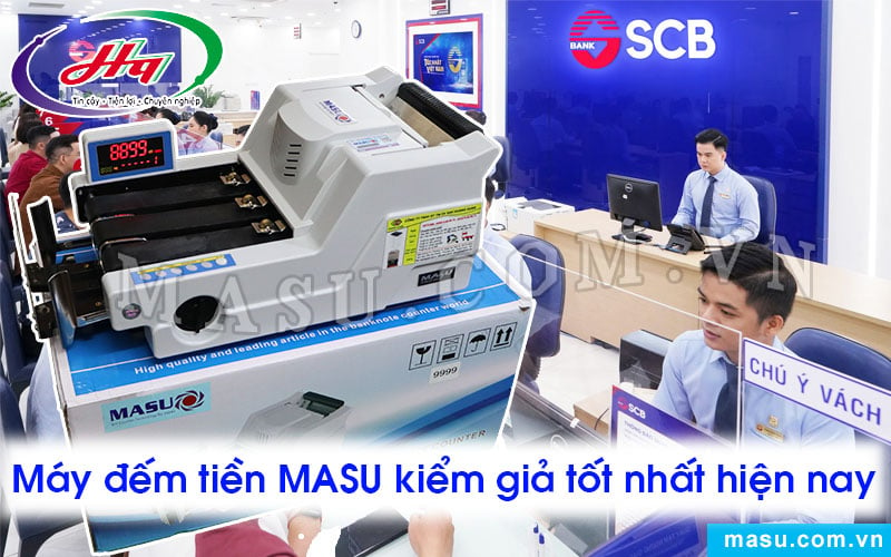 Máy đếm tiền MASU kiểm giả chuyên dùng trong ngân hàng