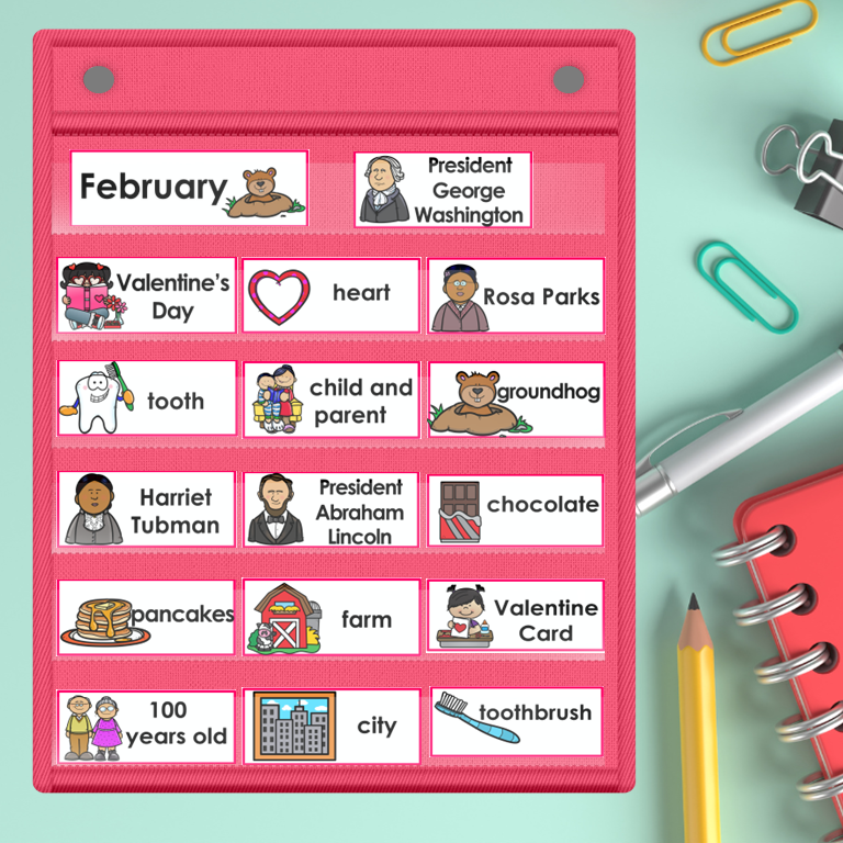 vocabulary with monthly journal prompts