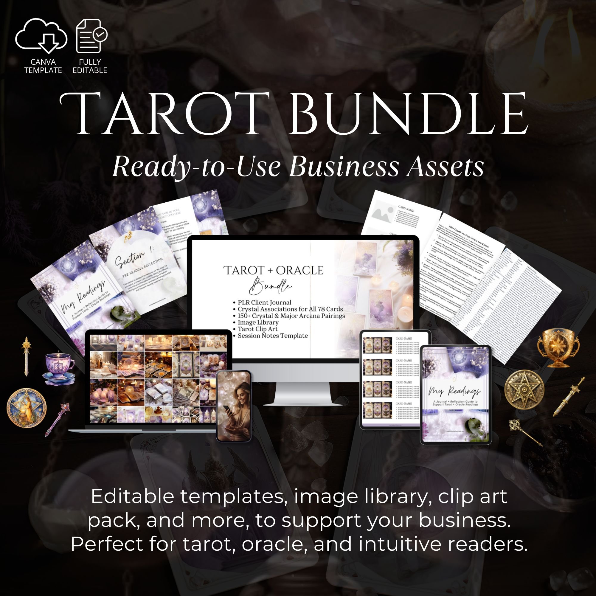 The Simple Tarot Journal (print & PDF bundle) - The Simple Tarot