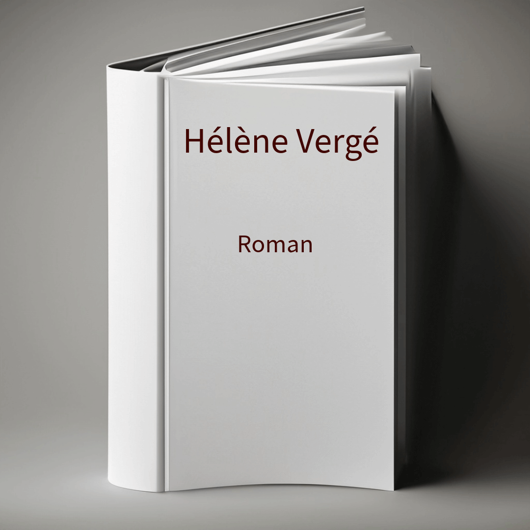 Couture du prochain livre de l'auteur Hélène Vergé et futur best seller