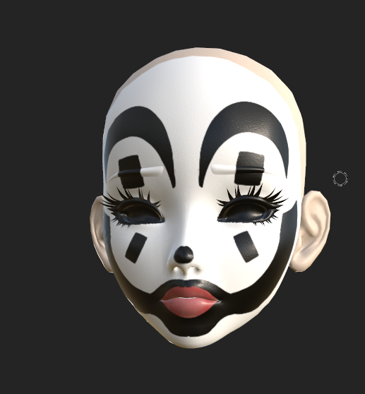 Juggalo Face Texture