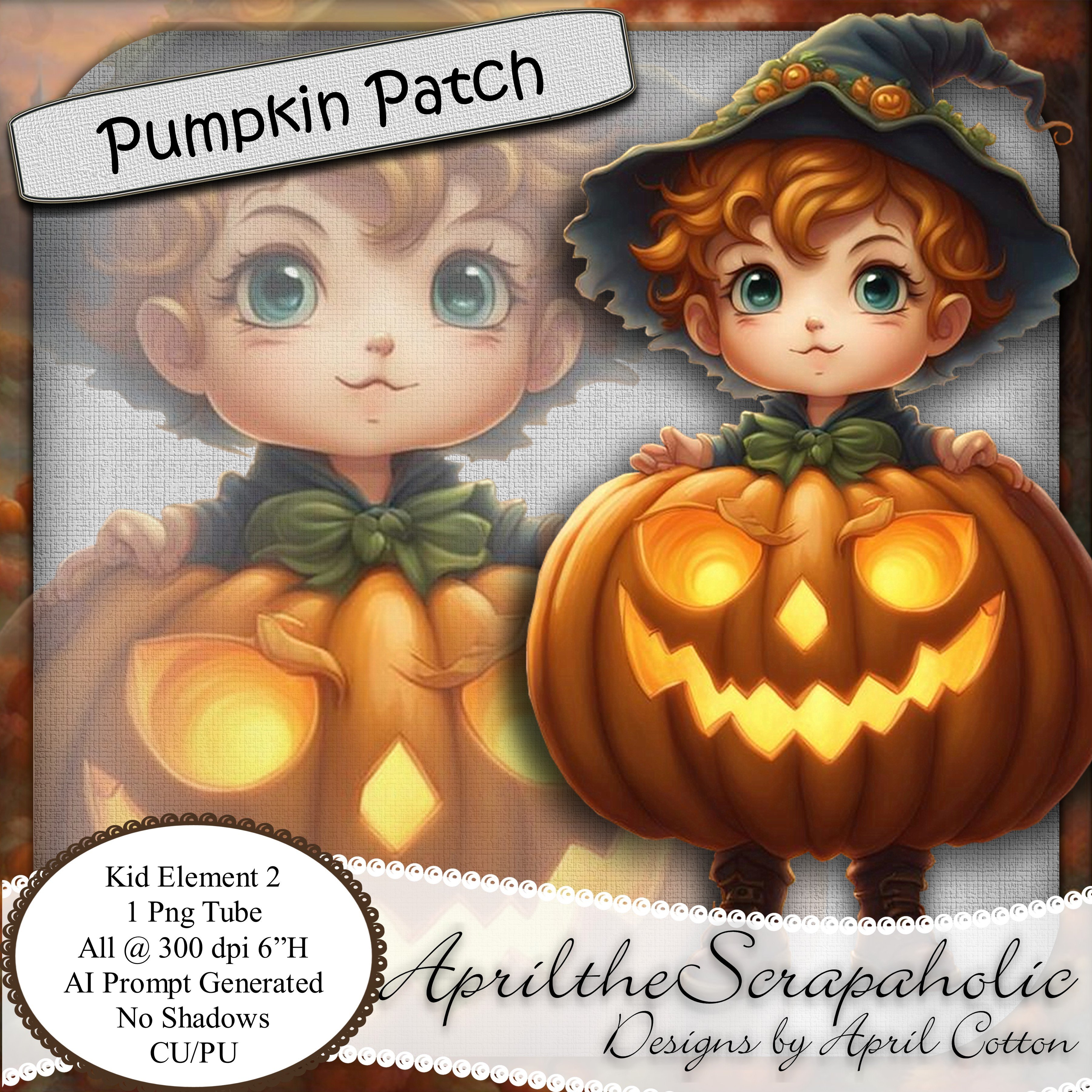 Pumpkin Patch - Pumpkin Kid 2 - Payhip