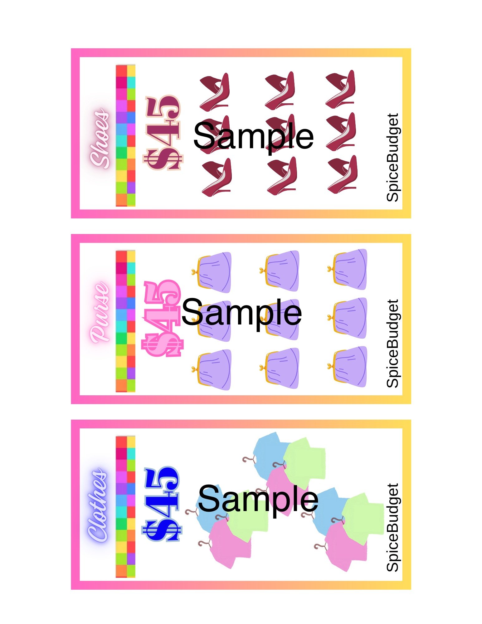 Reward Yourself! $450 Savings Challenge 12pcs Bundle - Payhip