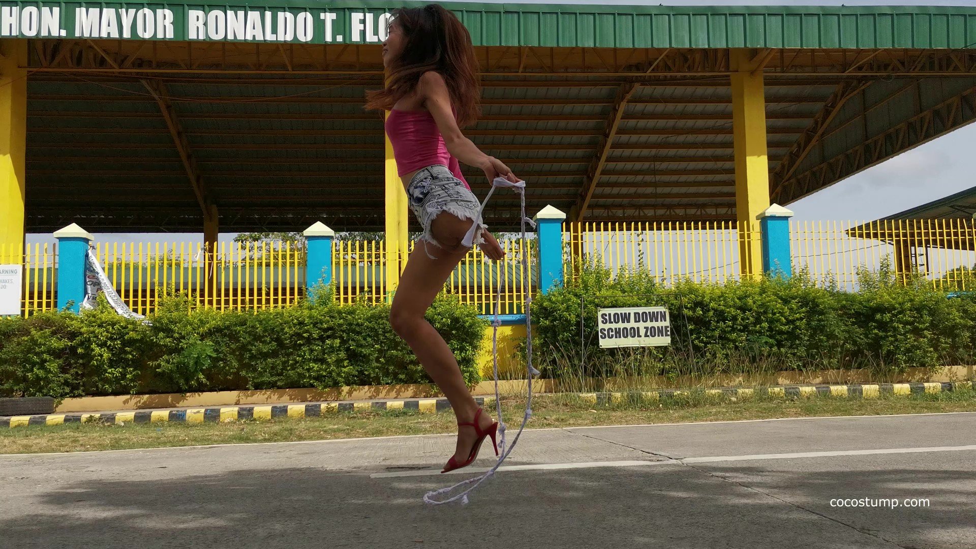 Hopping Rope Janin heels hopping rope skipping - Payhip