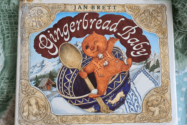The book "Gingerbread Baby" by Jan Brett