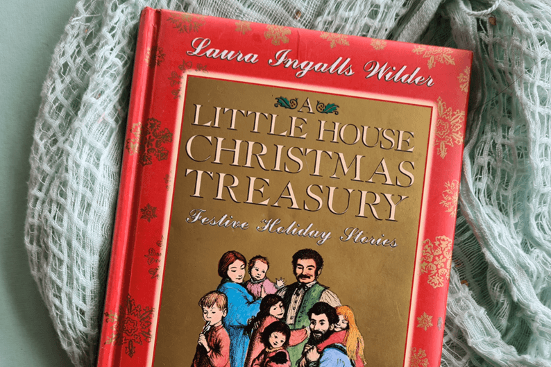 The book "Little House Christmas Treasury" by Laura Ingalls Wilder
