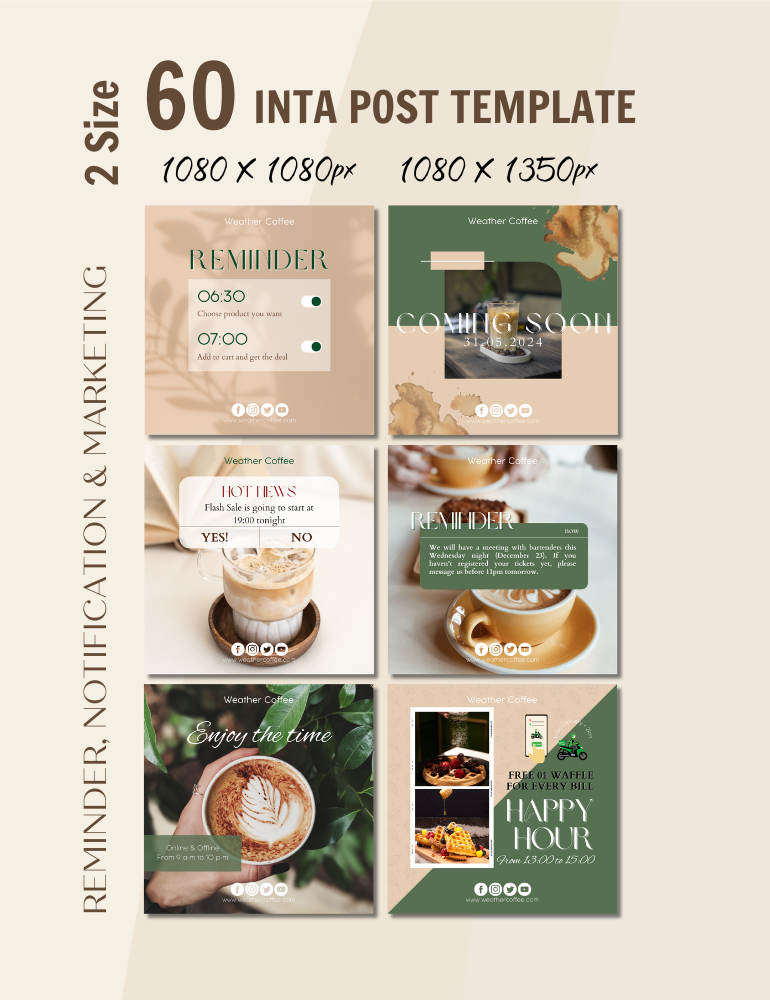 Coffee Product Ads Template