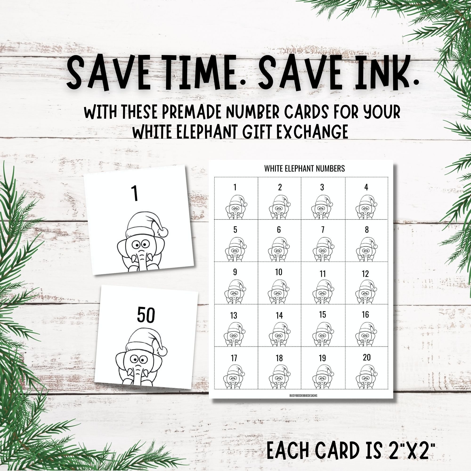 white-elephant-gift-exchange-printable-numbers-white-elephant-gift-christmas-party-holiday-party-games-pdf-payhip