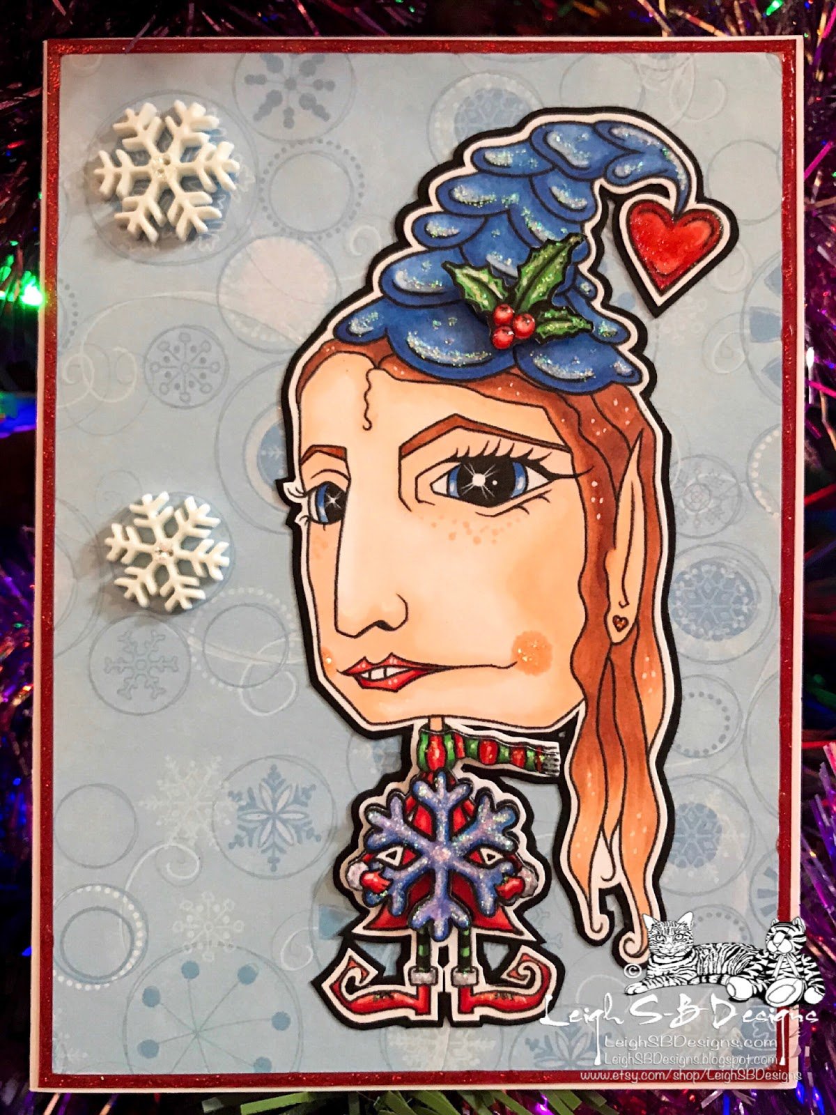 LeighSBDesigns Oddleigh Snowflake Elf by Leigh