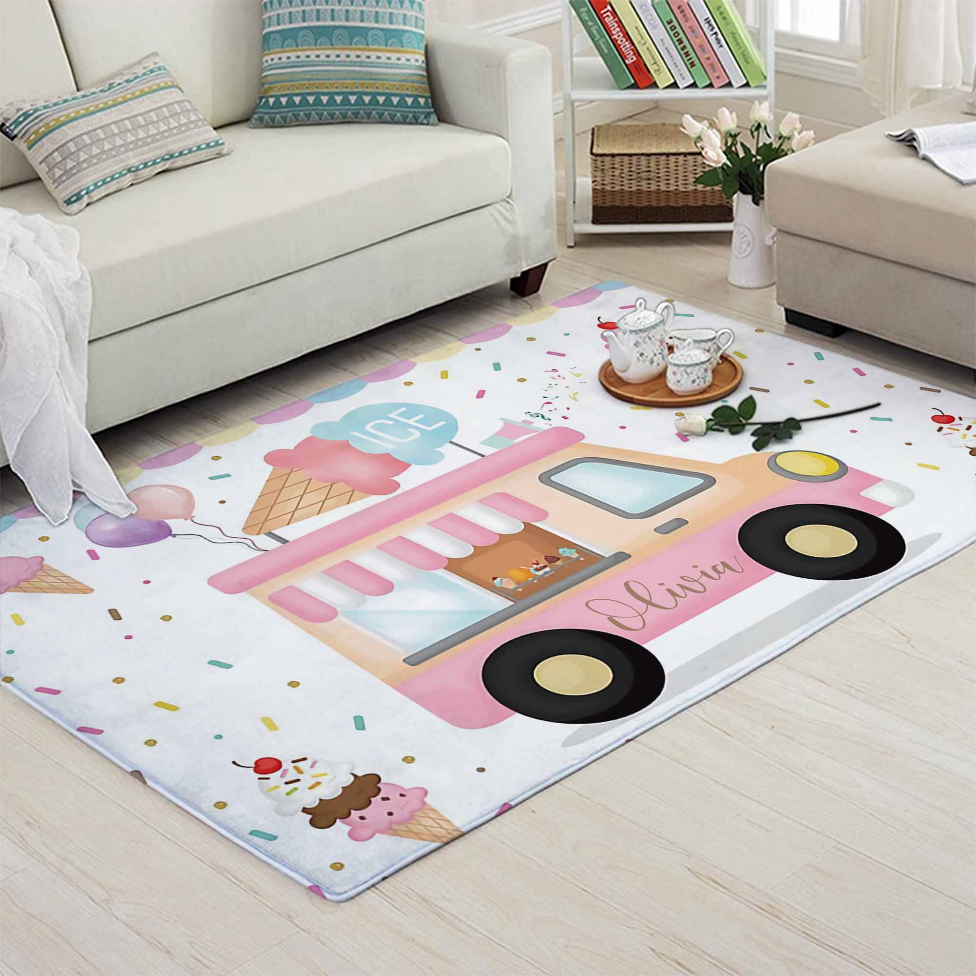 Ice Cream Van Nursery Rug - Payhip