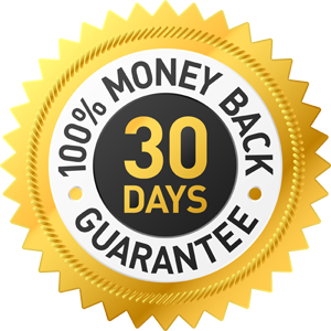 100% 30 days money back guarantee