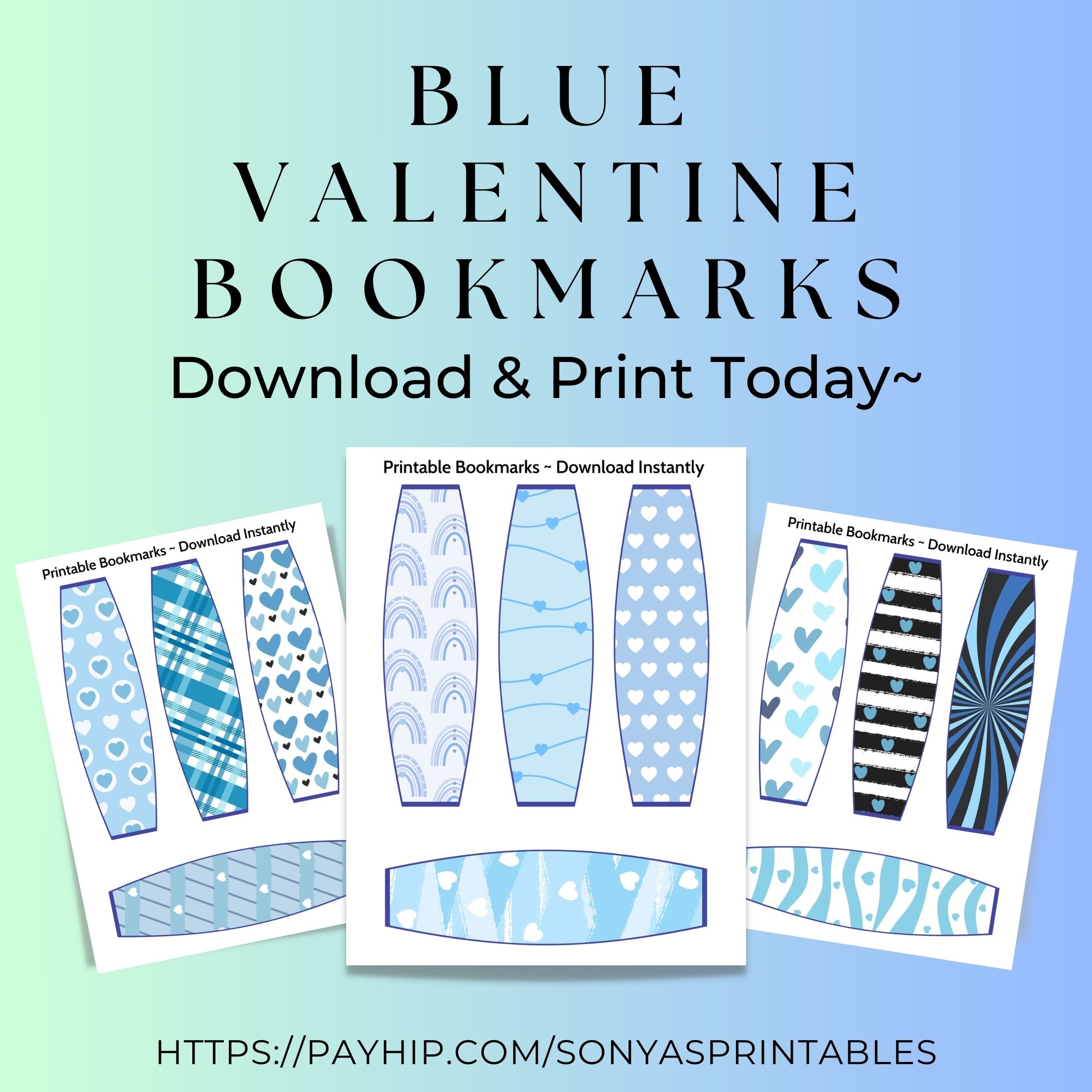 12 Pastel Roses Bookmarks | Printable Rose Bookmarks | Pastel Bookmarks - View #6