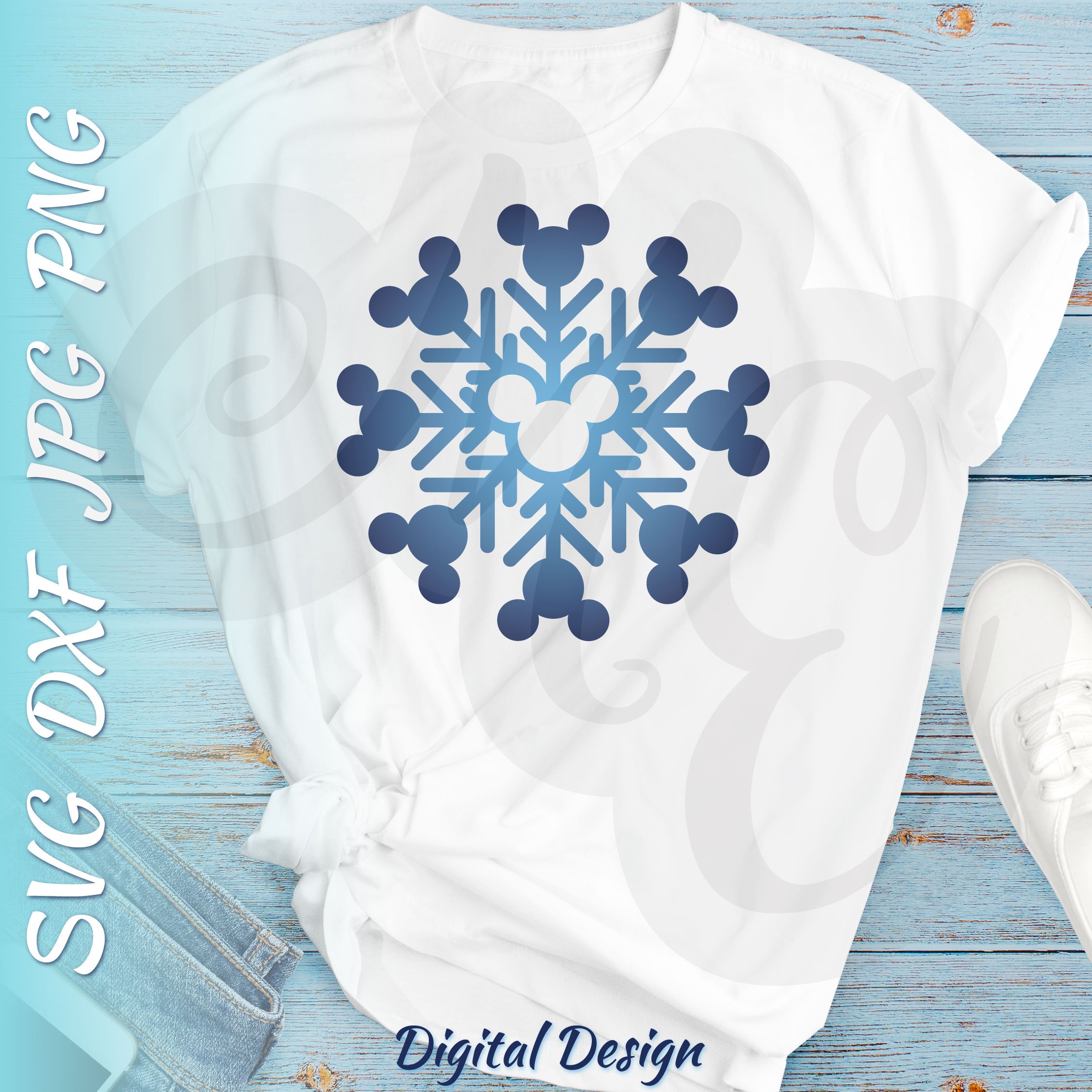 Mickey Snowflake SVG, DXF - Payhip